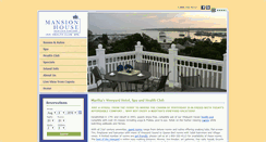 Desktop Screenshot of mvmansionhouse.com